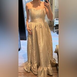 V. Chapman Cream Wedding Dress